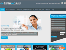 Tablet Screenshot of lasikindelhi.com